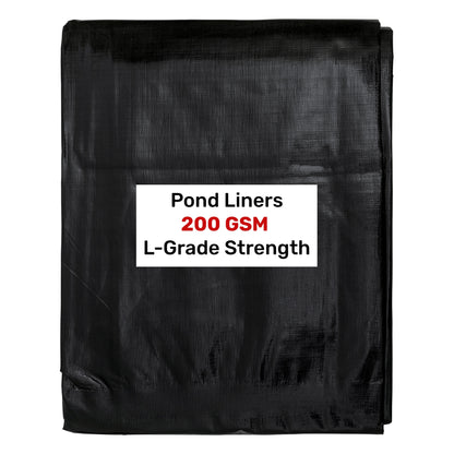 200gsm Black & Grey Flexible Garden Pond Liners