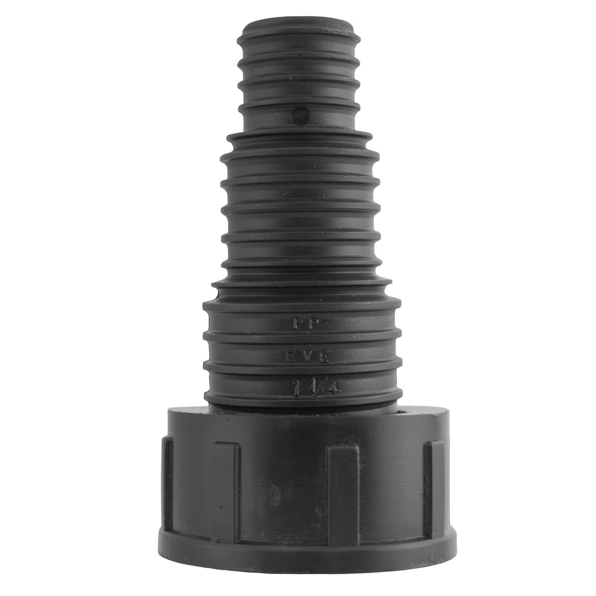 Stepped Barbed Connector for 20mm/ 25mm/ 32mm Hose, 1.25" BSPF
