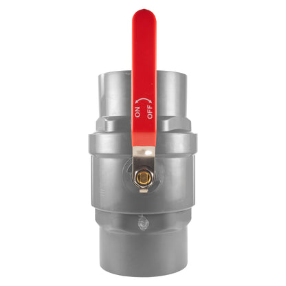 Polypropylene Lever Valve with Stainless Steel Ball, 3"