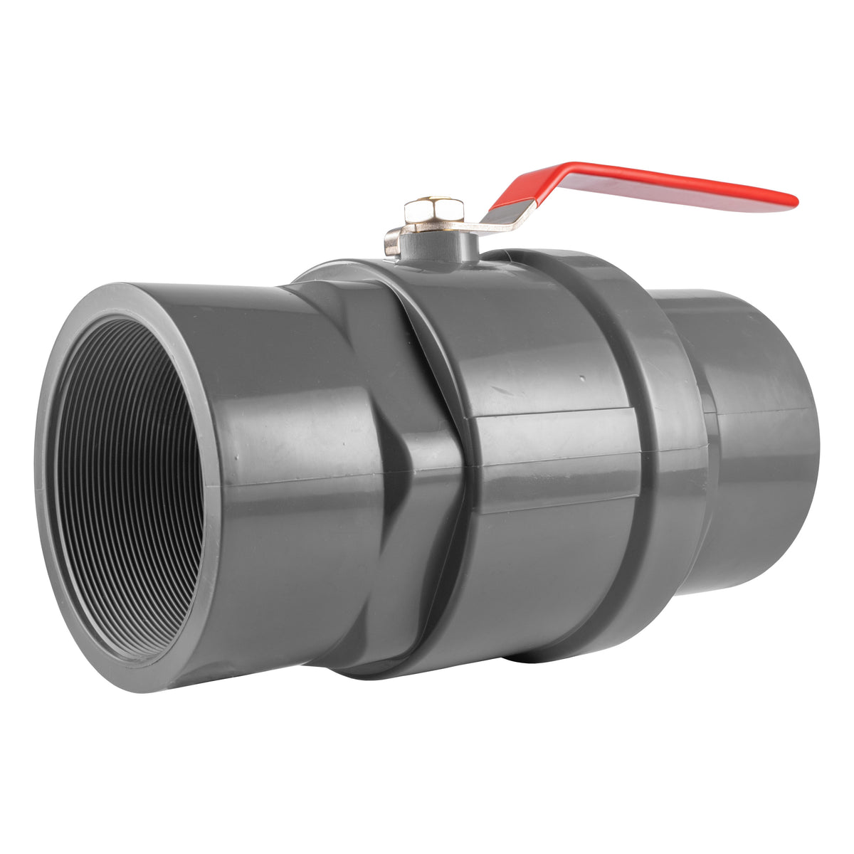 Polypropylene Lever Valve with Stainless Steel Ball, 3"