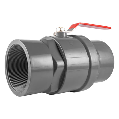 Polypropylene Lever Valve with Stainless Steel Ball, 4"