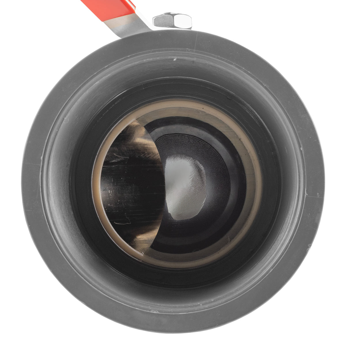 Polypropylene Lever Valve with Stainless Steel Ball, 4"