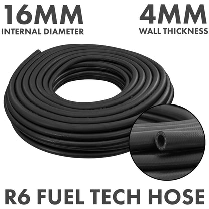 16mm Rubber Reinforced J30 R6 Fuel Hose