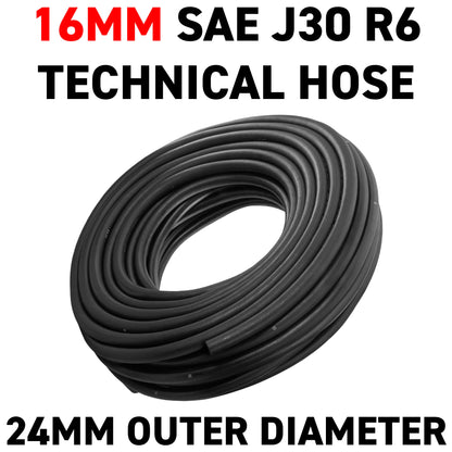 16mm Rubber Reinforced J30 R6 Fuel Hose