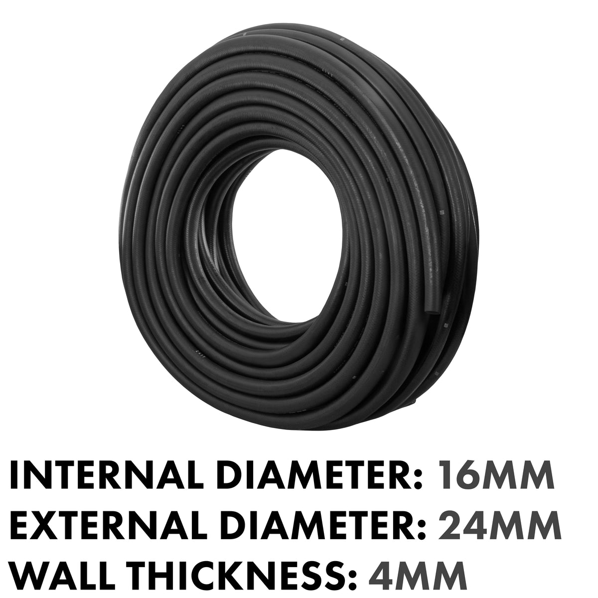 16mm Rubber Reinforced J30 R6 Fuel Hose