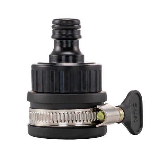 22-24mm Wide Kitchen Tap Connector to Garden Hose Adaptor + 1/2" Hose Connector