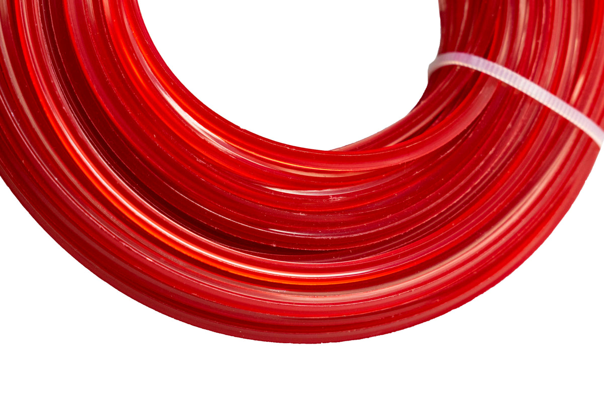 15m Twisted Red Star Trimmer Line, 2.4mm