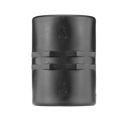 Polypropylene Straight Inline Socket Connector, 3/4"