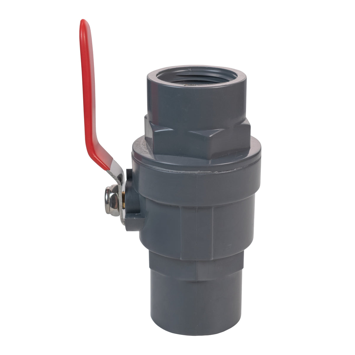 Polypropylene Lever Valve with Stainless Steel Ball, 1/2"