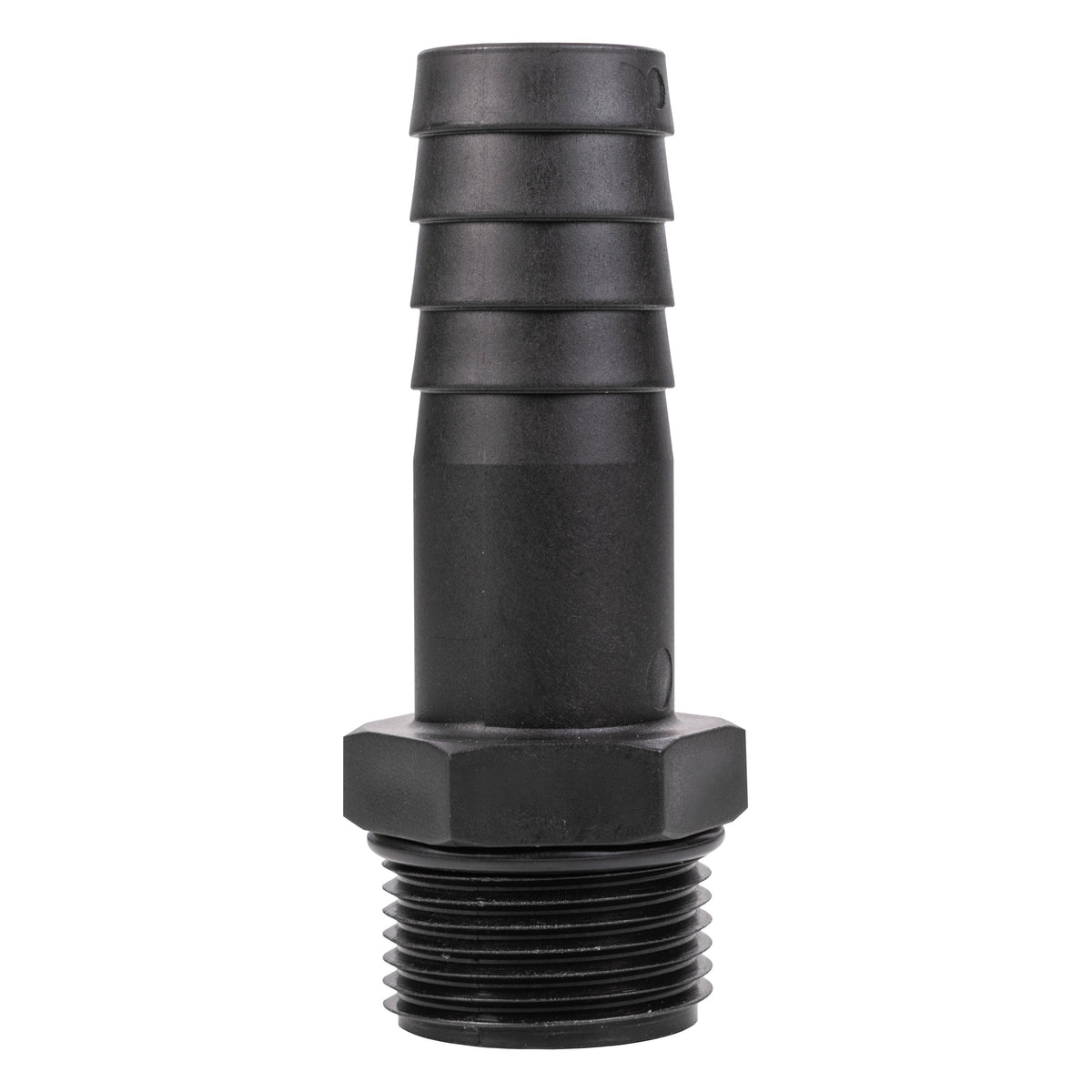 Stainless Steel Ball PP Valve & Barbed Outlet, 3/4"