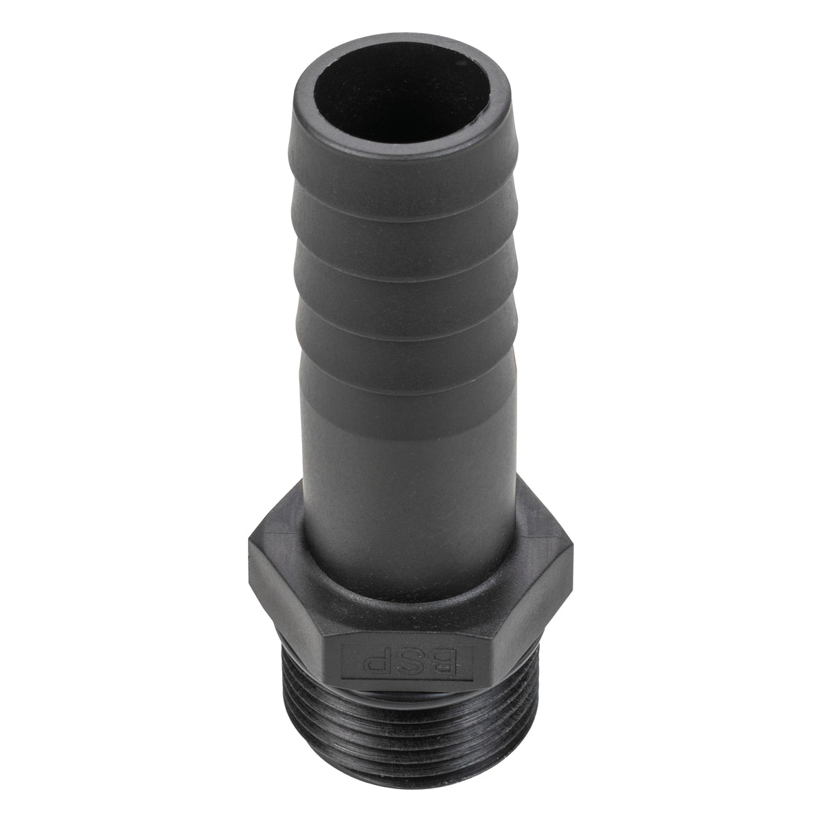 Stainless Steel Ball PP Valve & Barbed Outlet, 3/4"