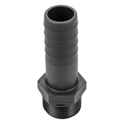 Stainless Steel Ball PP Valve & Barbed Outlet, 3/4"