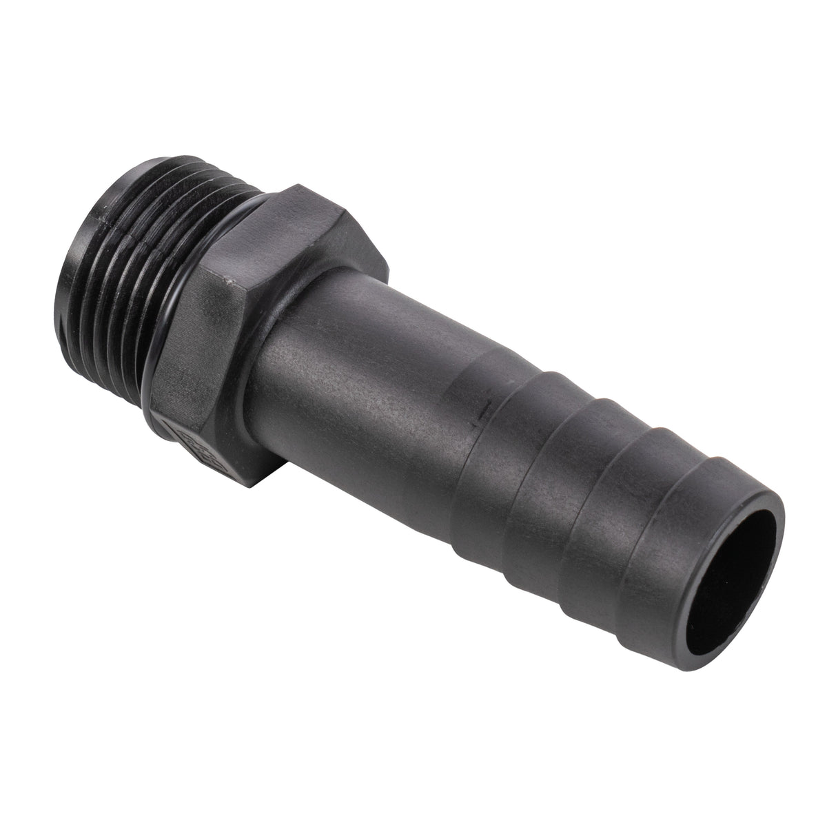 Stainless Steel Ball PP Valve & Barbed Outlet, 3/4"