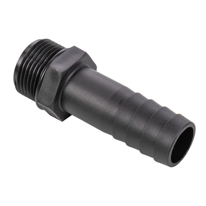 Stainless Steel Ball PP Valve & Barbed Outlet, 3/4"
