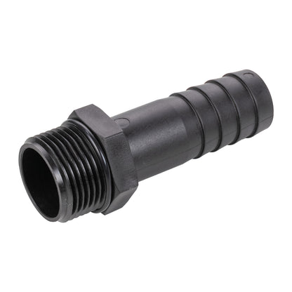 Stainless Steel Ball PP Valve & Barbed Outlet, 3/4"