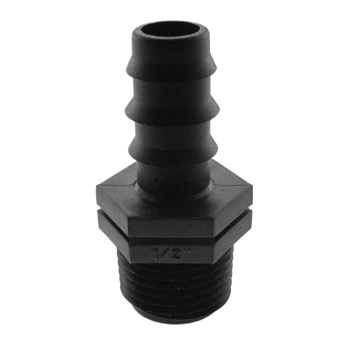 1/2" Irrigation Pipe Adapter with 3/4" BSPM Thread