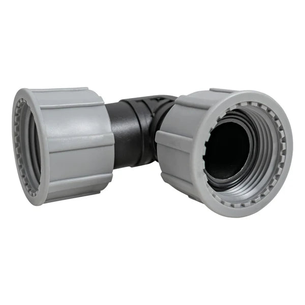 1" BSPF Irrigation Elbow with Swivel Threads