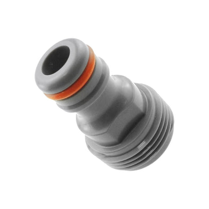 Male Tap Connector – 1/2” BSPM, Grey
