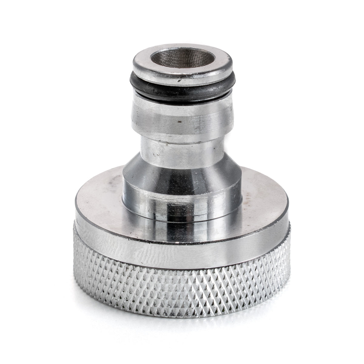Female Tap Connector – 1” BSPF, Nickel Plated Brass