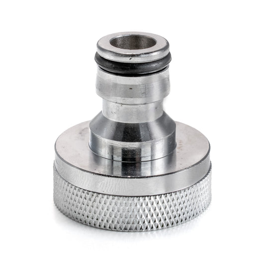 Female Tap Connector – 1” BSPF, Nickel Plated Brass