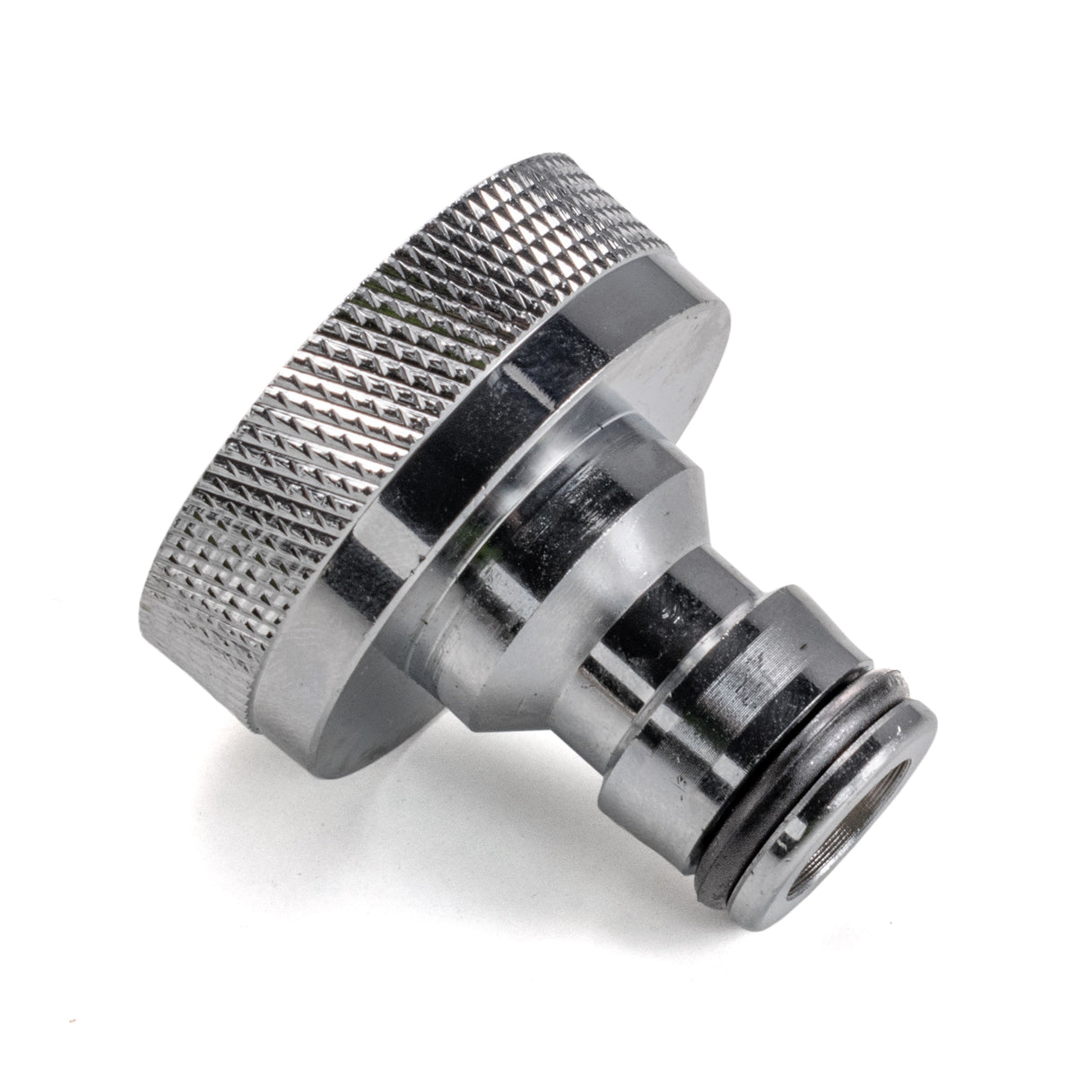 Female Tap Connector – 1” BSPF, Nickel Plated Brass