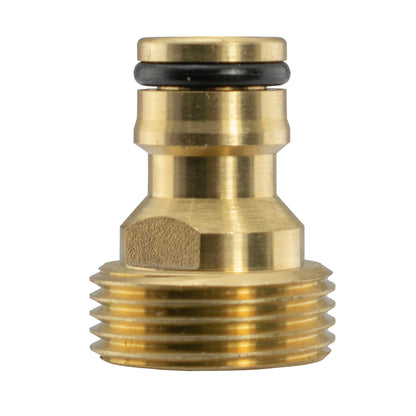 Male Tap Connector – 3/4” BSPM, Brass