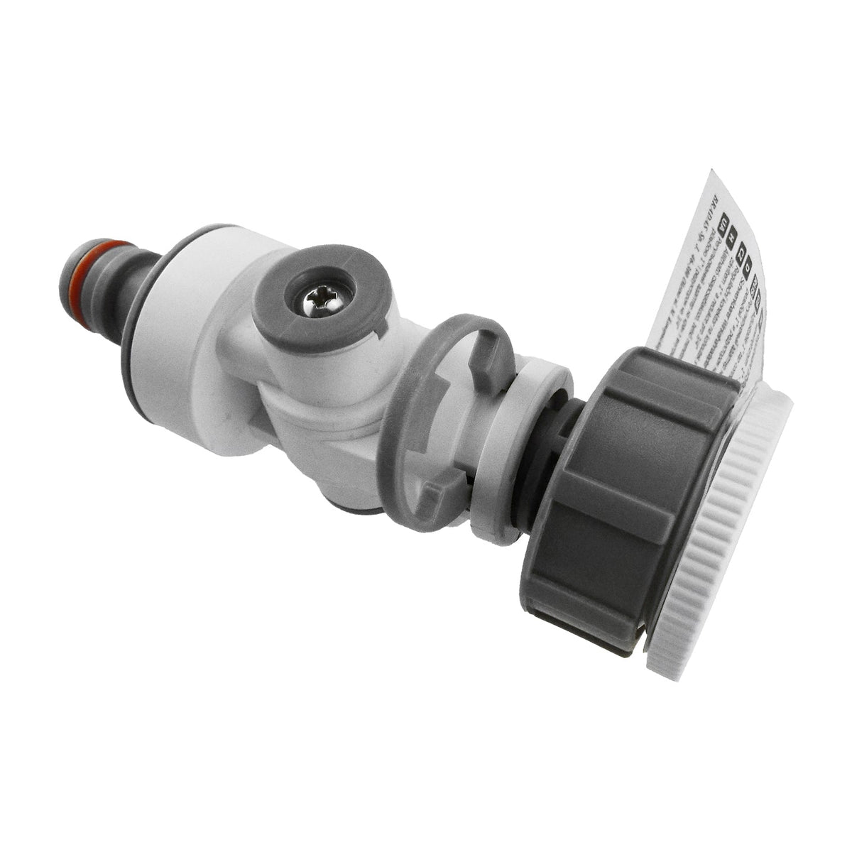 Adjustable Angle Garden Tap Connector, Grey