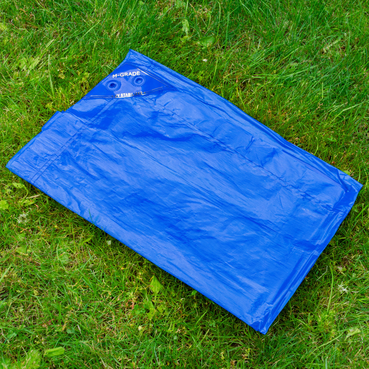 3m x 3m Blue 100gsm LLDPE Tarpaulin