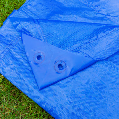 3m x 4m Blue 100gsm LLDPE Tarpaulin