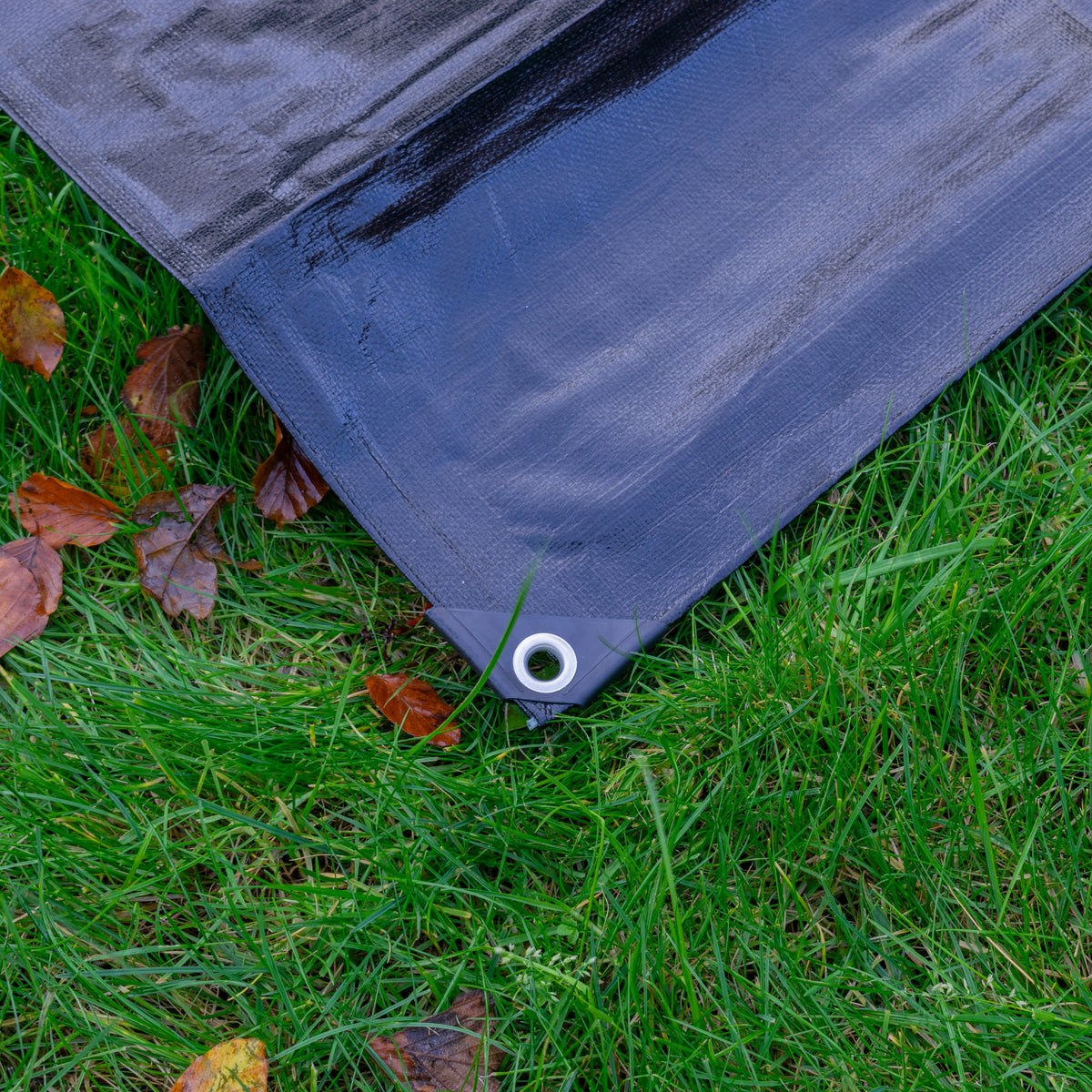 5m x 8m Black 250gsm Heavy-grade Tarpaulin