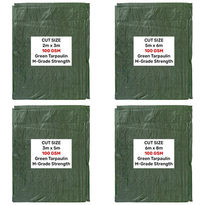 100gsm Green Tarpaulins