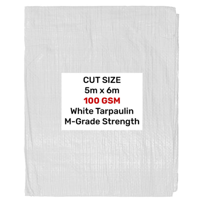 100gsm Pure White Tarpaulins