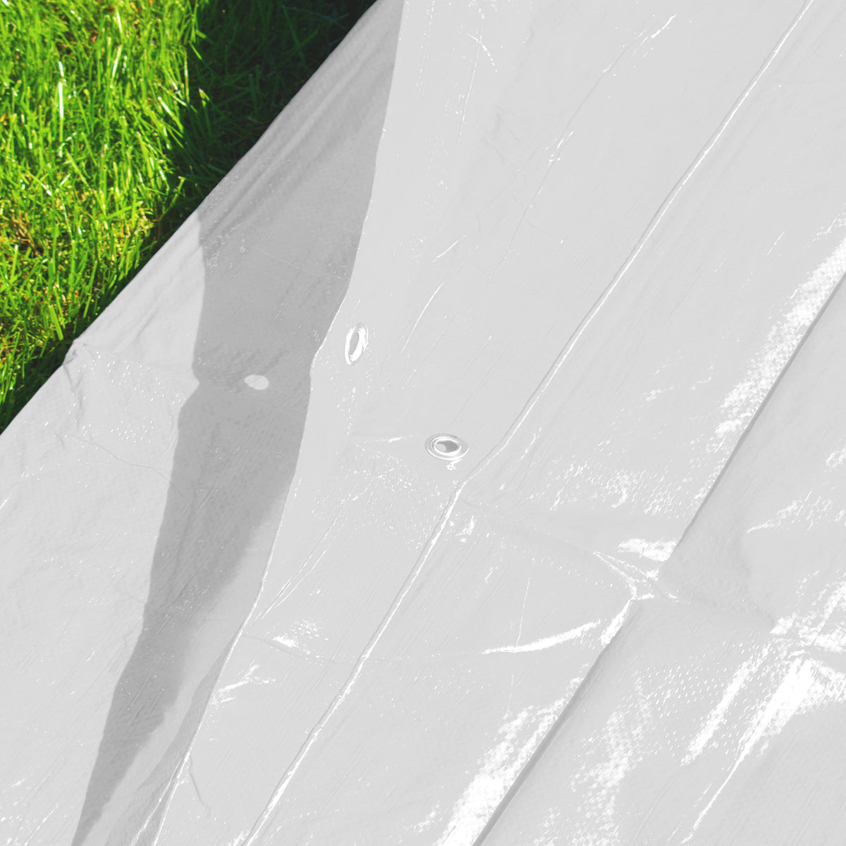 2m x 3m White 100gsm Tarpaulin