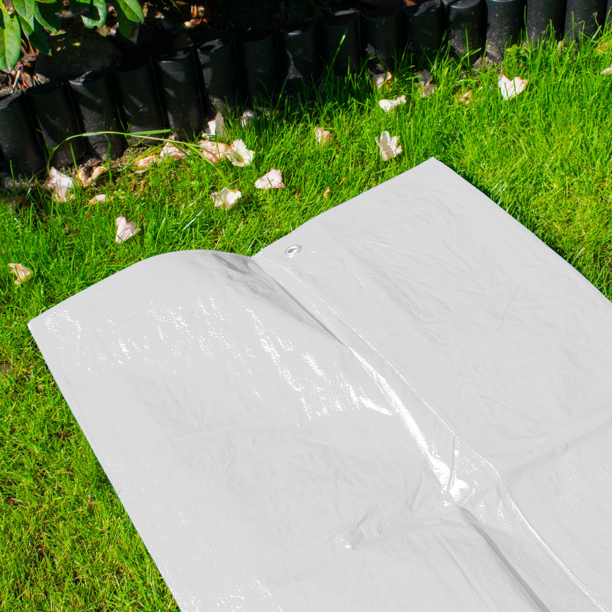 3m x 4m White 100gsm Tarpaulin