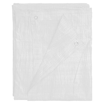 4m x 6m White 100gsm Tarpaulin