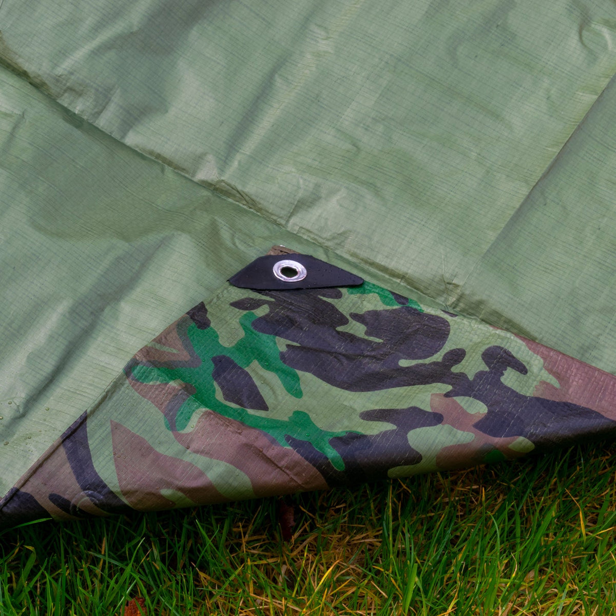 1.5m x 3m Camouflage Tarpaulins, Bradas 90 GSM