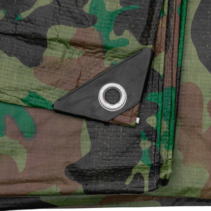 5m x 6m Camouflage Tarpaulins, Bradas 90 GSM