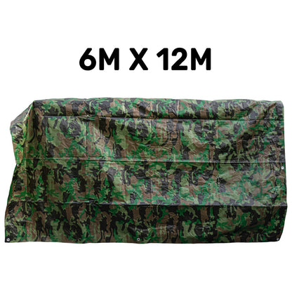 5m x 6m Camouflage Tarpaulins, Bradas 90 GSM