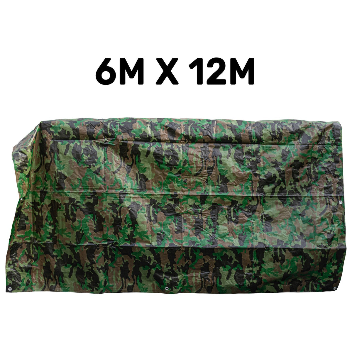 1.5m x 3m Camouflage Tarpaulins, Bradas 90 GSM