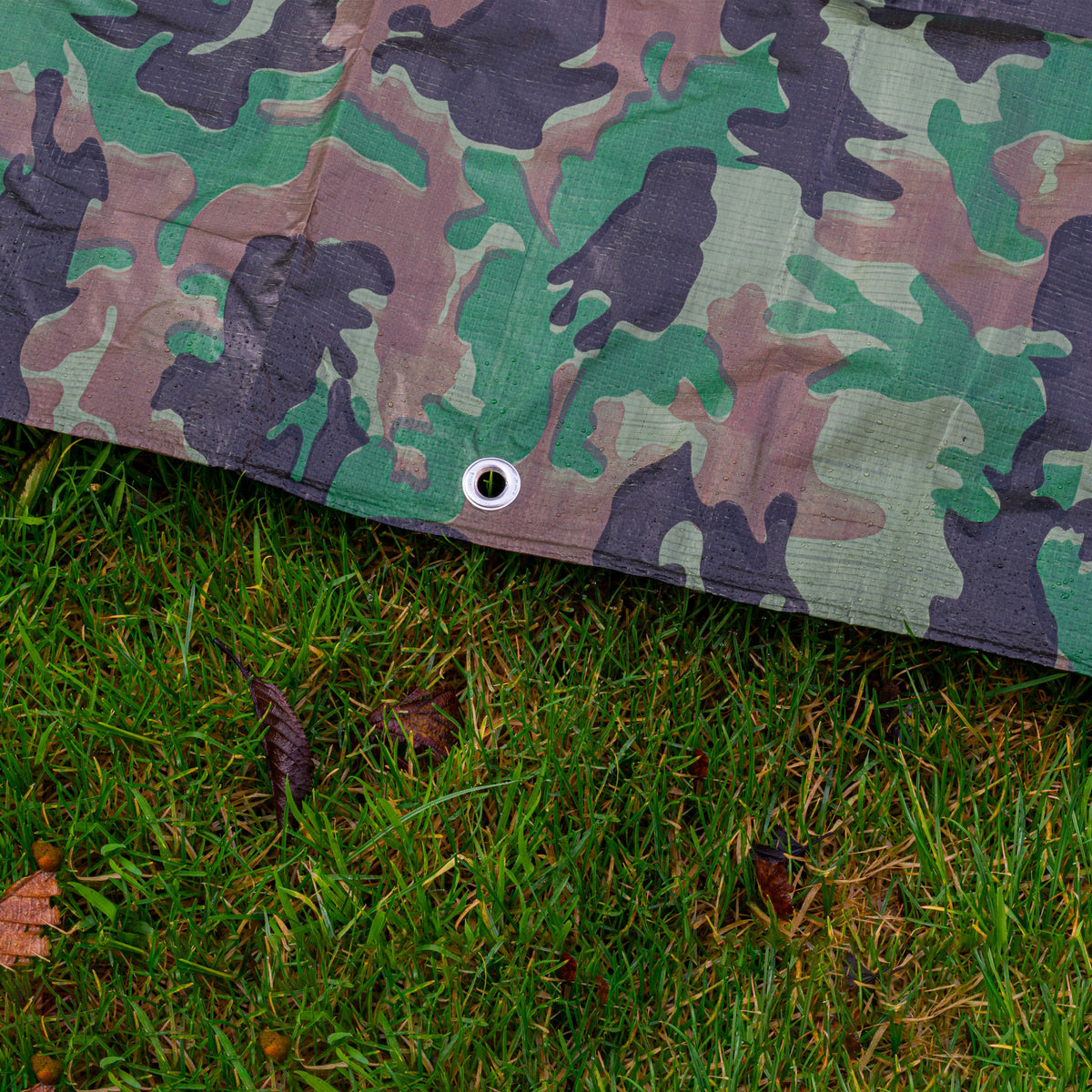 3m x 4m Camouflage 90gsm Tarpaulin