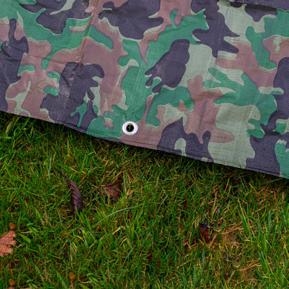 3m x 4m Camouflage 90gsm Tarpaulin