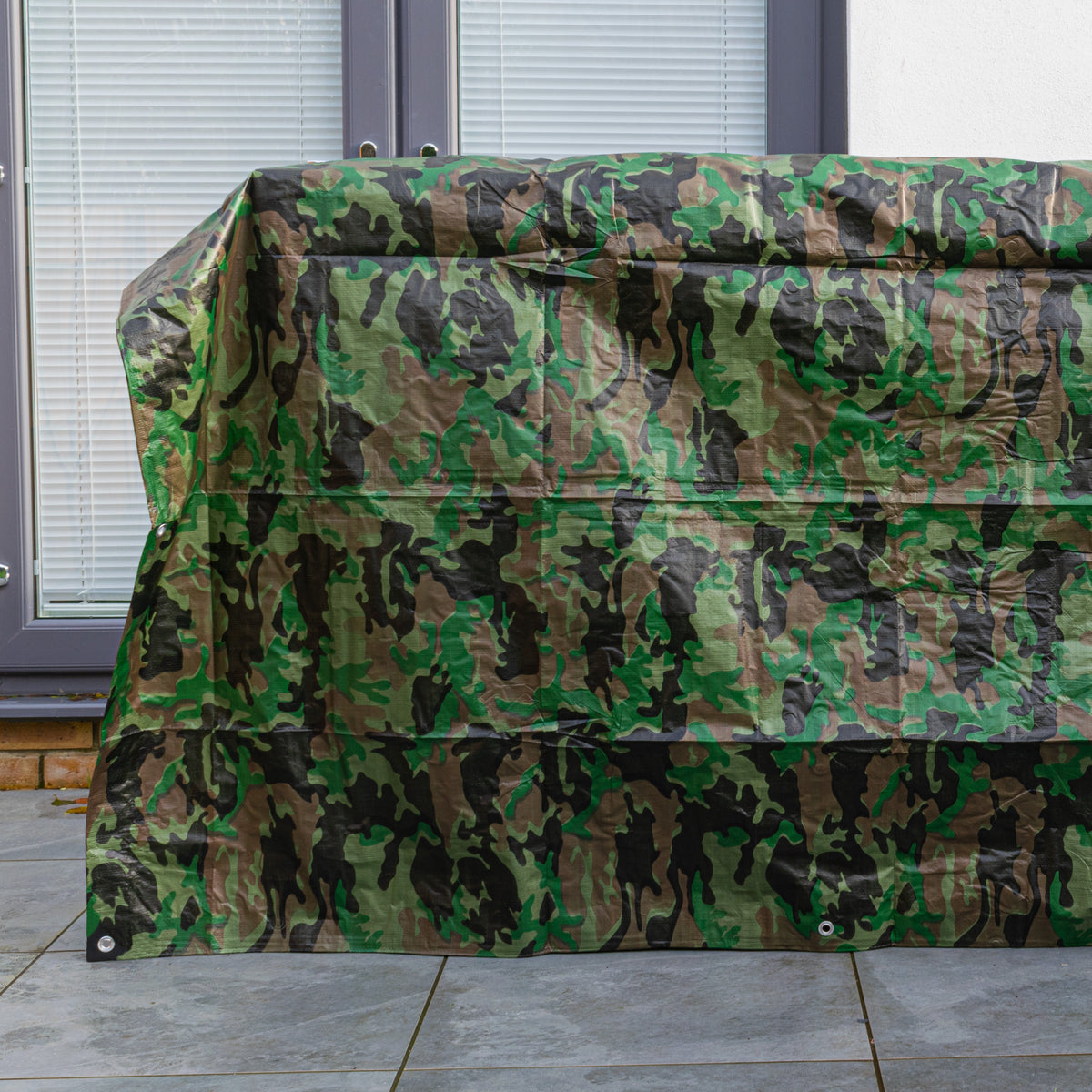 4m x 6m Camouflage 90gsm Tarpaulin