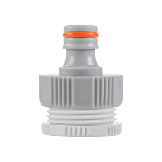 Female Tap Connector – 1” & 3/4” BSPF, Grey