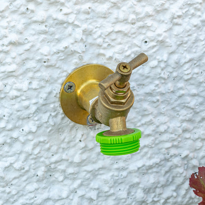Female Tap Connector – 1” & 3/4” BSPF, Green & Grey