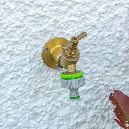 Female Tap Connector – 1” & 3/4” BSPF, Green & Grey