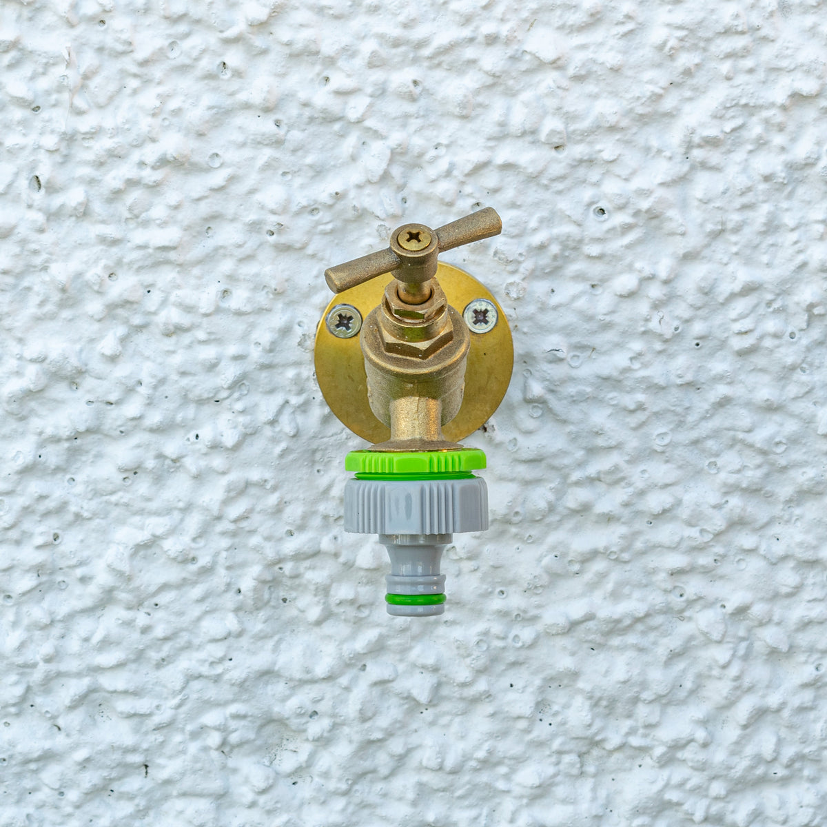 Female Tap Connector – 1” & 3/4” BSPF, Green & Grey