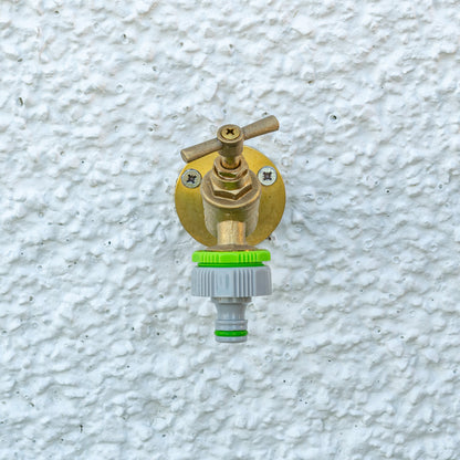 Female Tap Connector – 1” & 3/4” BSPF, Green & Grey