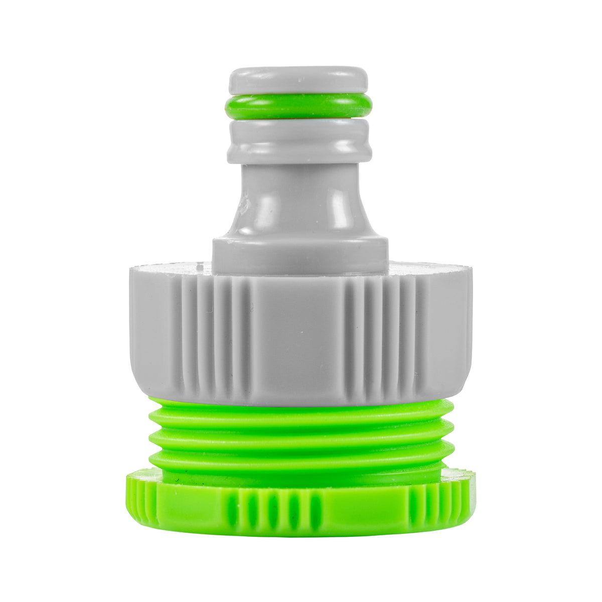 Female Tap Connector – 1” & 3/4” BSPF, Green & Grey