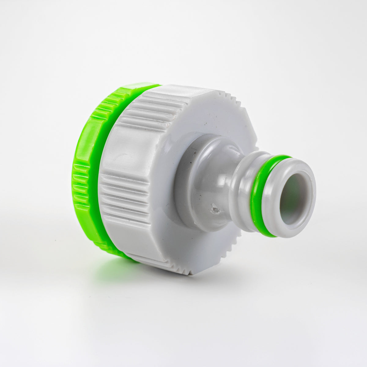 Female Tap Connector – 1” & 3/4” BSPF, Green & Grey