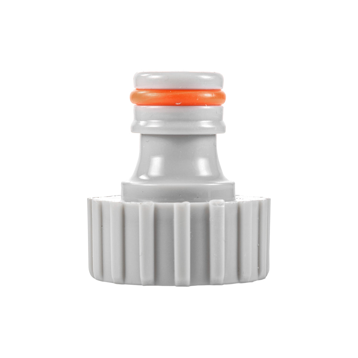 Female Tap Connector – 3/4” & 1/2” BSPF, Grey